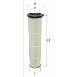 Wkład filtra do maszyny przemysłowej WM 3066-P - Zamienniki: ML10-8PT264